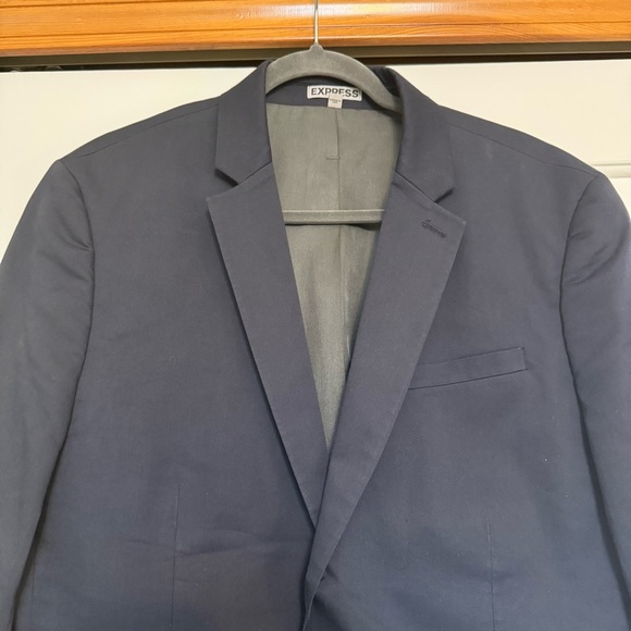 Express Photographer Fitted Blazer Men’s Size 42R Preppy Collegiate Classic - Picture 2 of 7